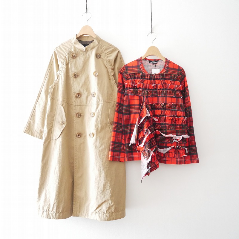 店舗新入荷情報：tricot comme des garconsのトレンチコートとタータン