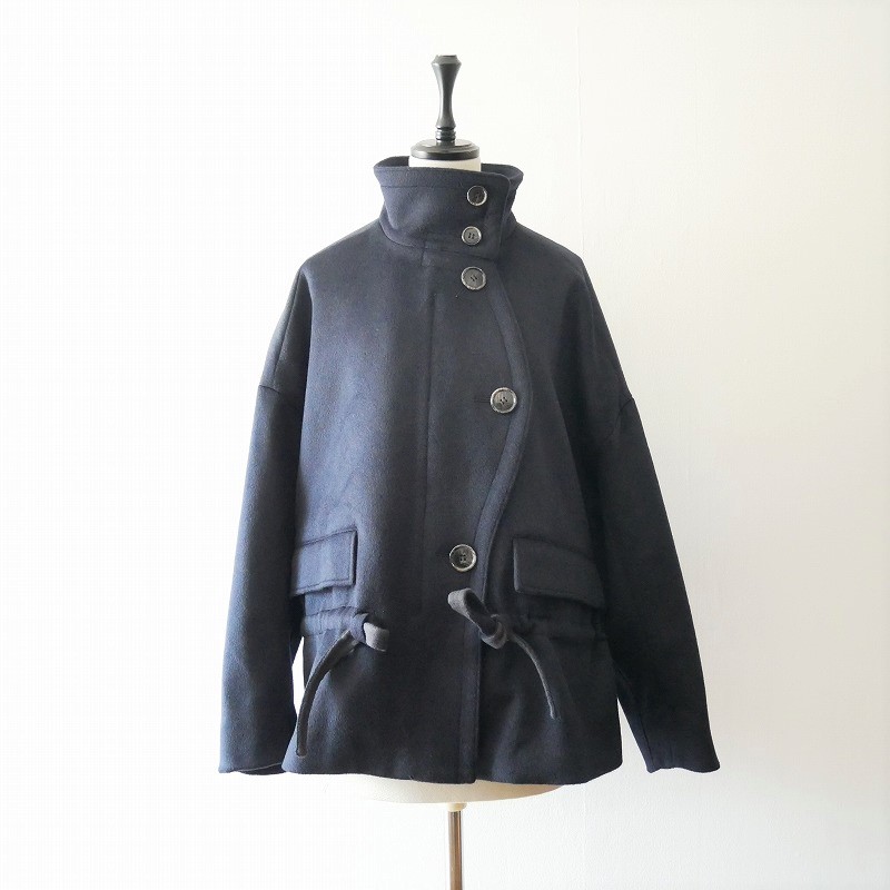 22AW今季 ENFOLD 300FA230-1920 STAND SHORT COAT