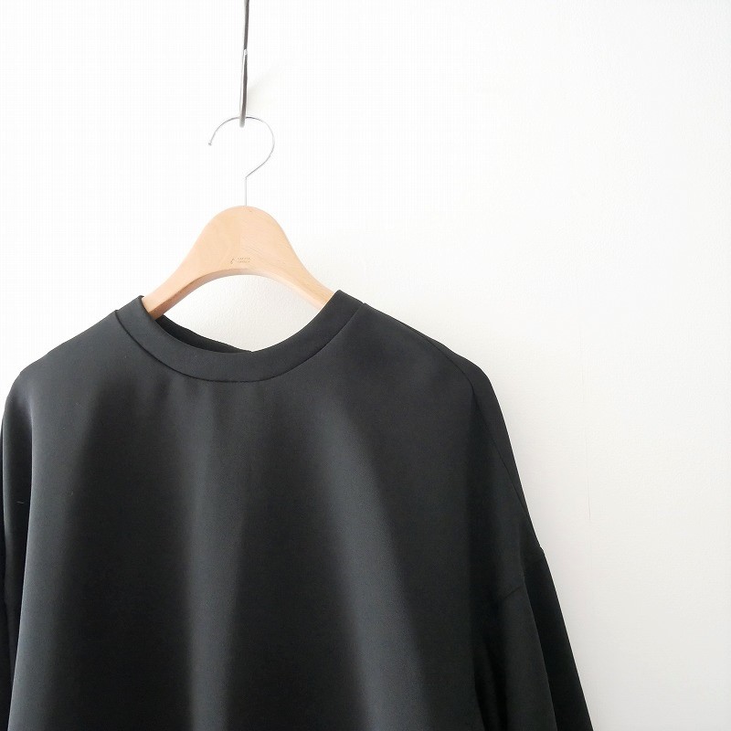 ENFOLD 23SS SOLID-SLEEVE PULLOVER 黒 超特価コーナー kikuchi-farm.com