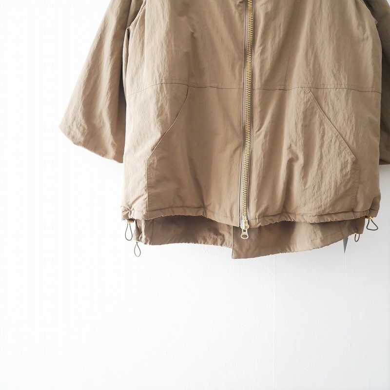 お得HOT REMI RELIEF Zip up 2way Blouson ベージュ NEW限定品