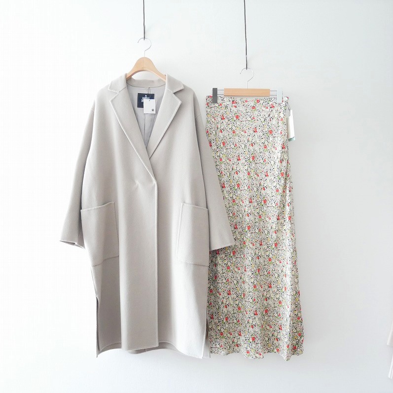 SLOBE IENA ダブルフェイスロングコート 22AW-