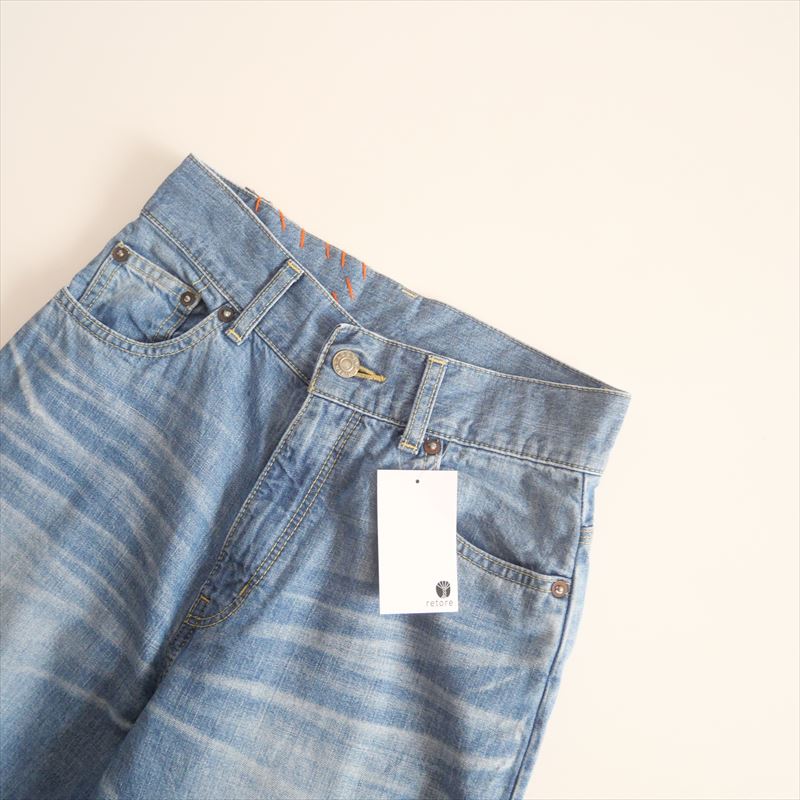 【オンラインストア・買取入荷】継続販売品 Ron Herman / R.H. Vintage  オーガニックコットン ハイウエスト デニムパンツ ロンハーマン