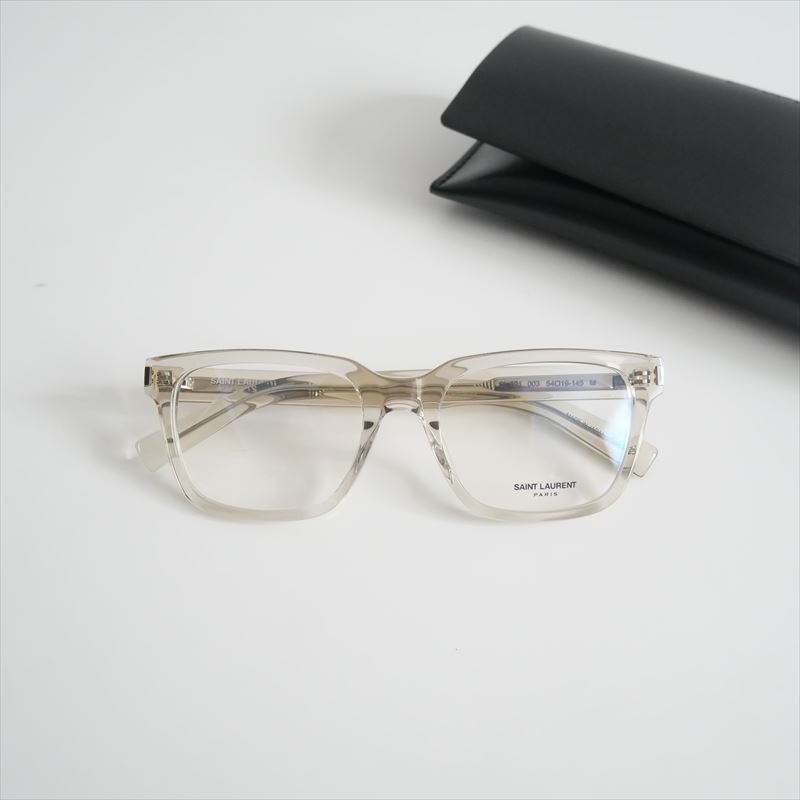 【オンラインストア・買取入荷】2024SS・人気完売品 SAINT LAURENT Clear glass サンローラン アパルトモン