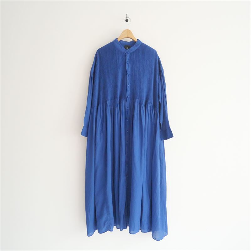 【オンラインストア・買取入荷】2023 maison de soil / ORGANIC OILE PLAIN BANDED SHIRT DRESS WITH MINI PINTUCK メゾンドソイル