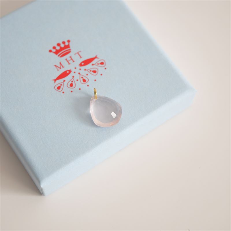 【オンラインストア・買取入荷】継続販売品 MHT Marie-Helene de Taillac ローズクォーツ イレギュラー・ジェム ペンダント マリーエレーヌ ドゥ タイヤック