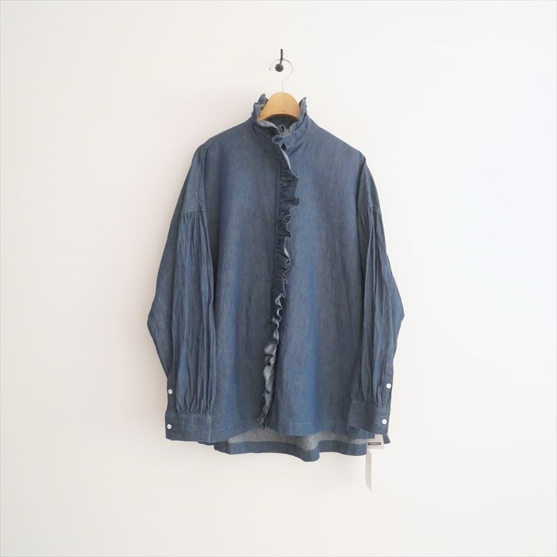 【オンラインストア・買取入荷】	2024AW・人気完売品 TOUJOURS Ruffle Shirt トゥージュー
