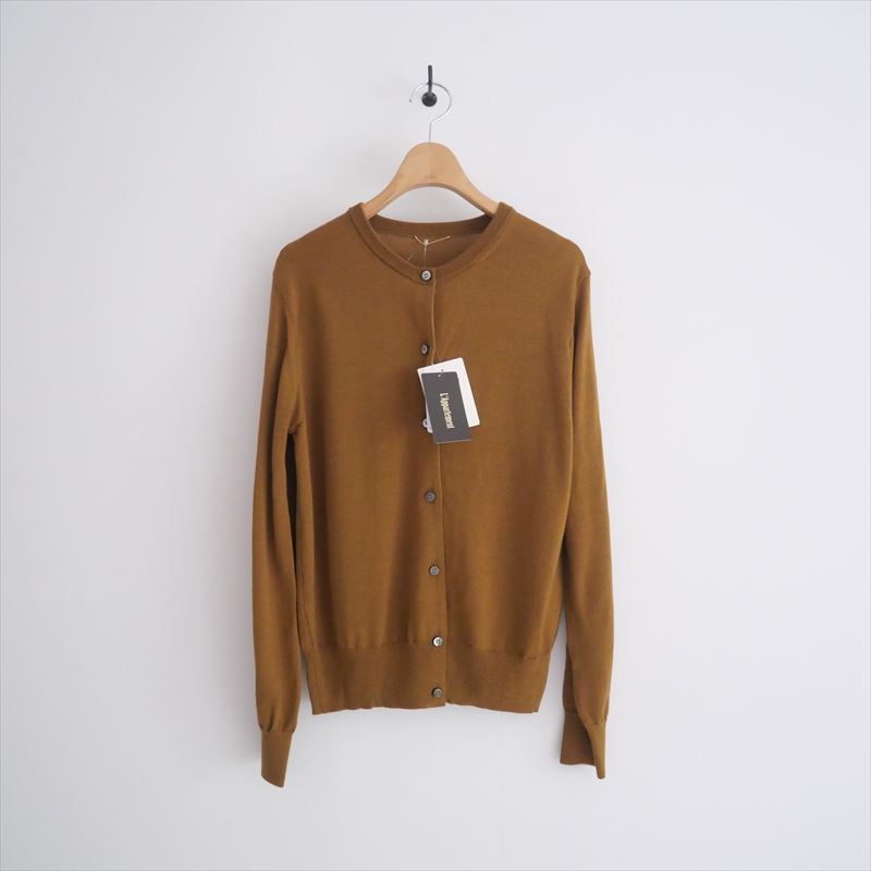 【オンラインストア・買取入荷】2024AW L’Appartement EX.FINEWOOL CREWNECK CARDIGAN アパルトモン ドゥーズィーエムクラス