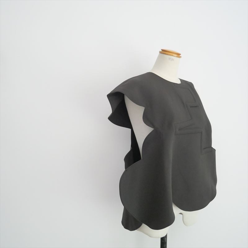 【オンラインストア・買取入荷】2023・人気完売品 ENFOLD SCALLOPED VEST エンフォルド