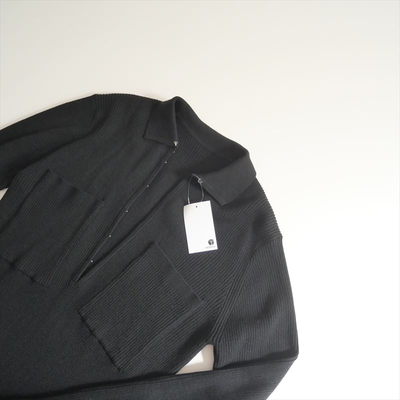 【オンラインストア・買取入荷】2024AW・人気完売品 ETRE TOKYO フロントホックロングニットワンピース エトレトウキョウ