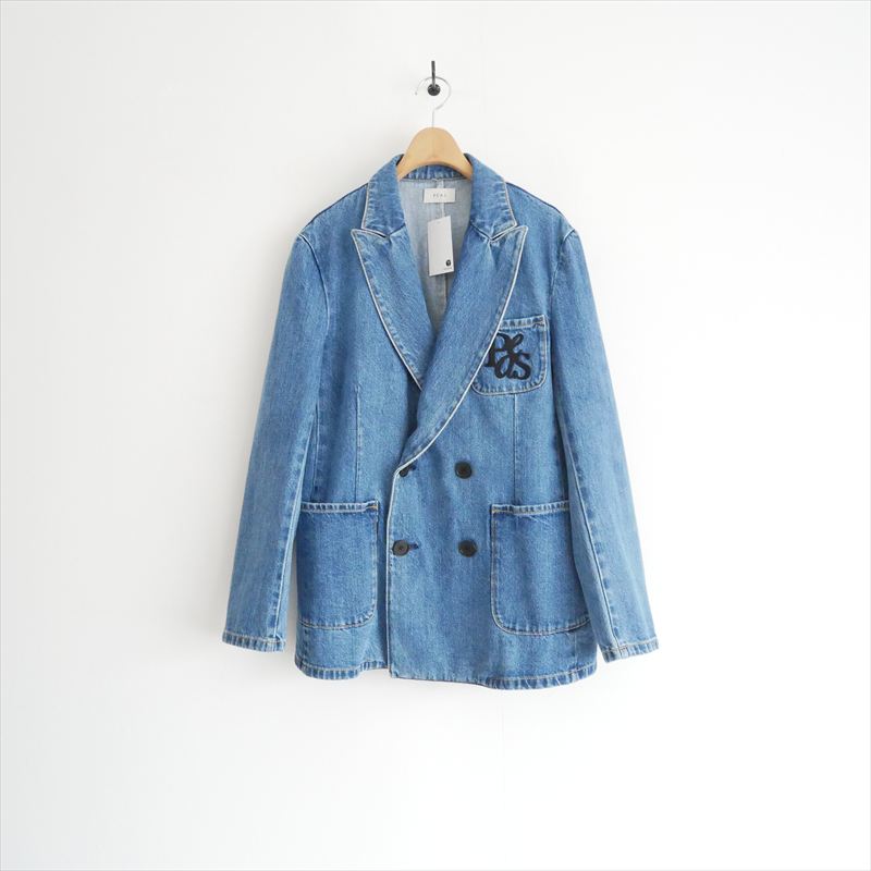 【オンラインストア・買取入荷】2025SS・人気完売品 GALLARDAGALANTE PEAS デニムピークドジャケット ガリャルダガランテ